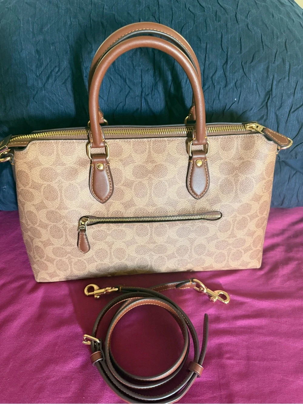 Coach signature coated